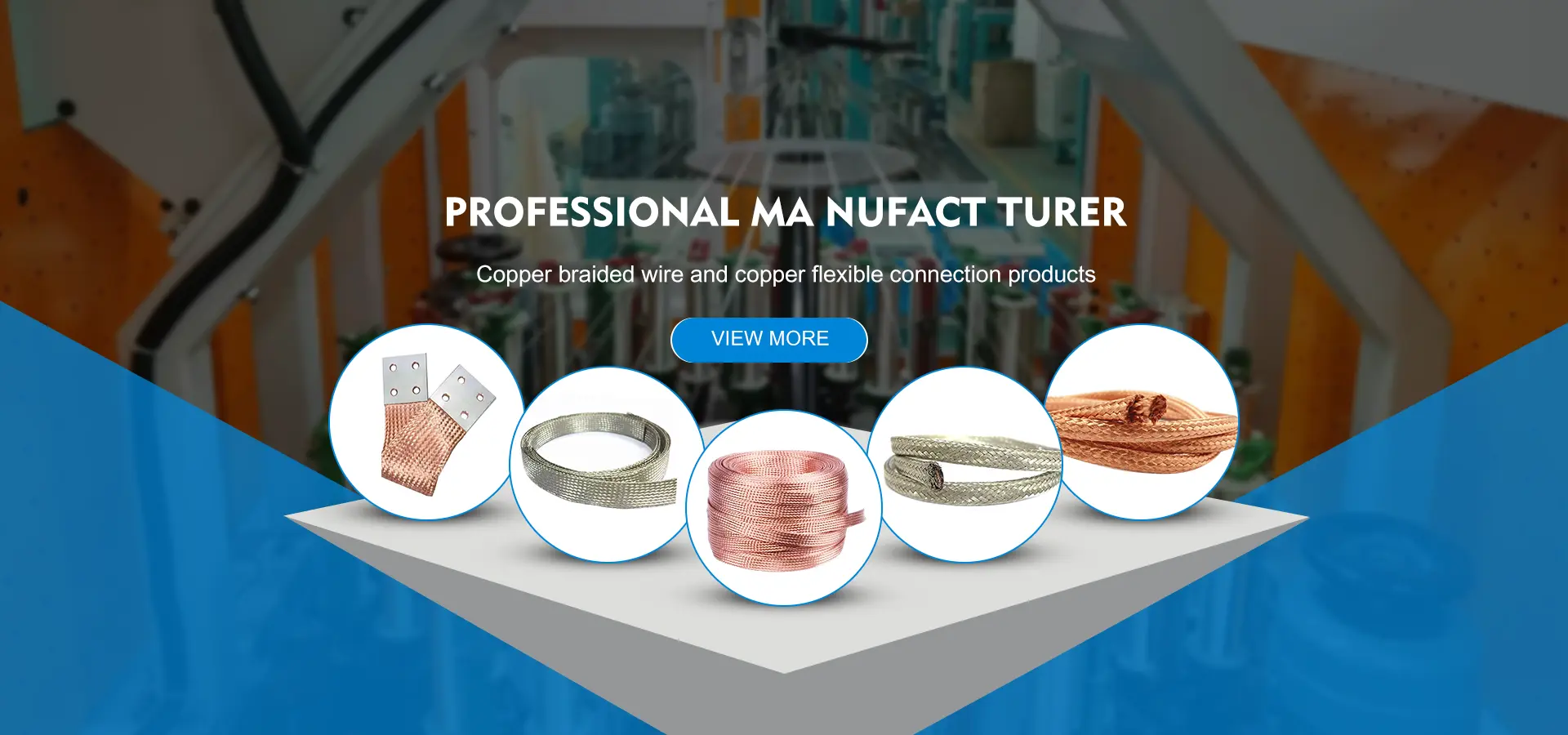 Produttore di fili intrecciati in rame